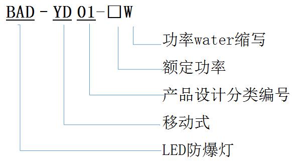 手提式led防爆探照燈